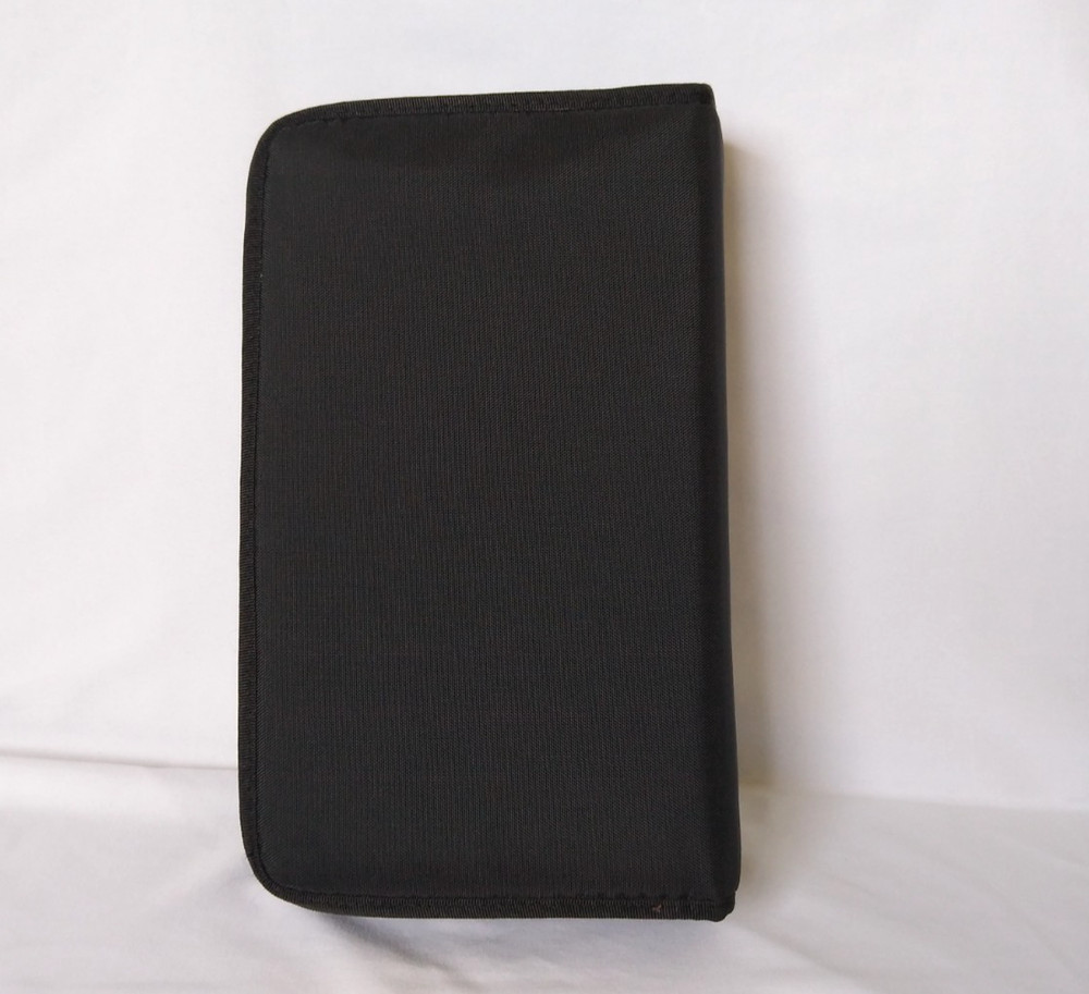 Vintage Case Logic Disk Holder Black 30 Disk CD / DVD Holder Soft Case Storage..