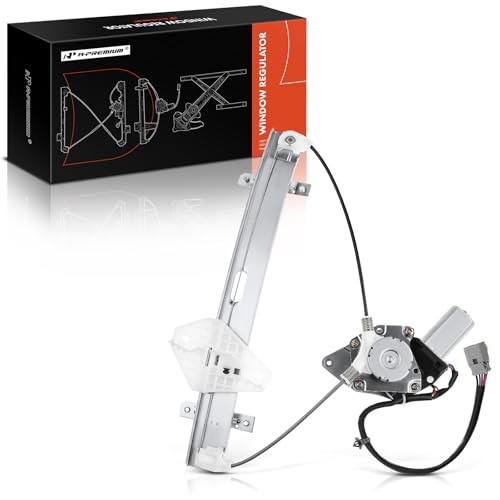 Front Left Driver Side Power Window Regulator with 6-Pin Plug Motor