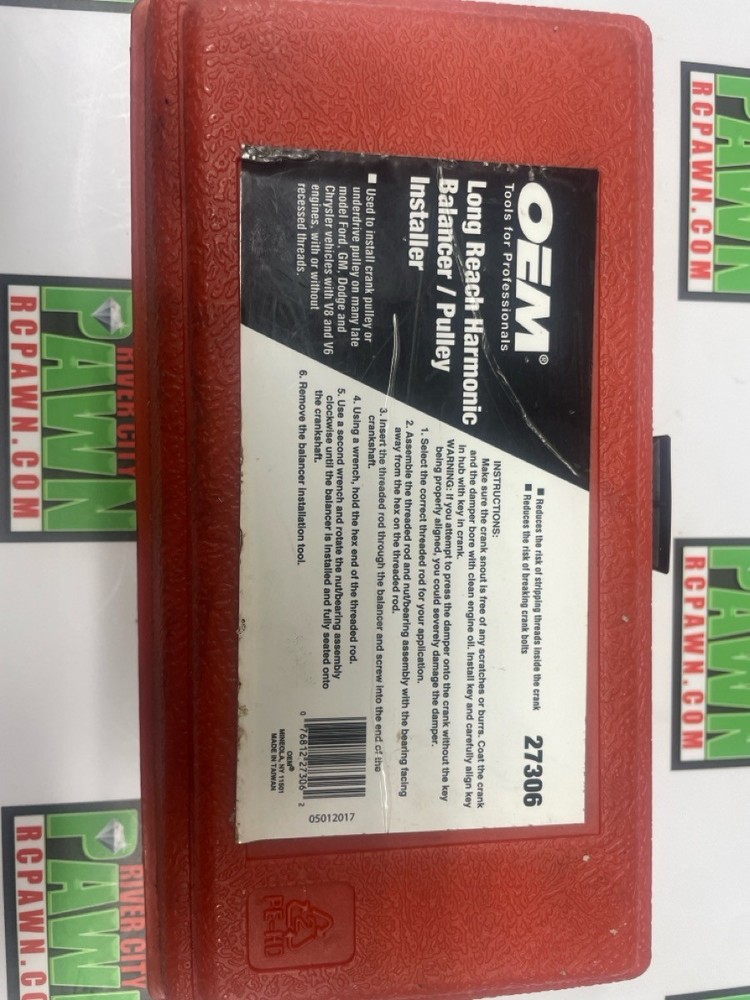 OEM TOOLS 27306 HARMONIC BALANCER PULLER (R7B016318)