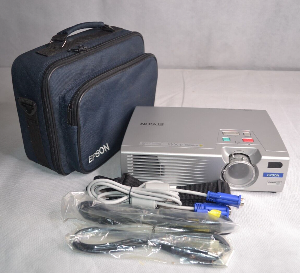 EPSON EMP-730 Power Lite Projector With Cables And Case