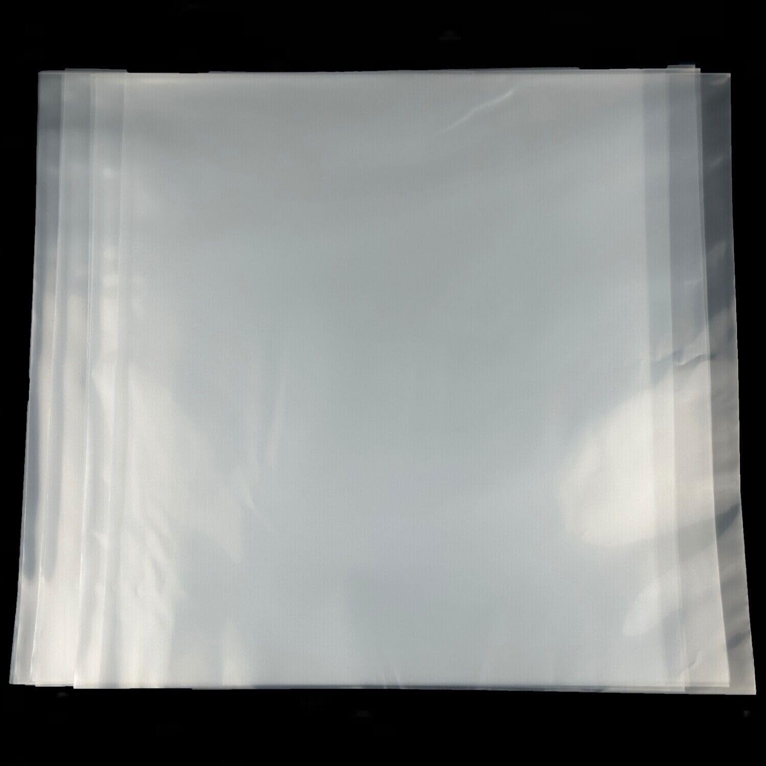 (50) 12” 3mil Outer LP Album Record Sleeves - Made In U.S.A.