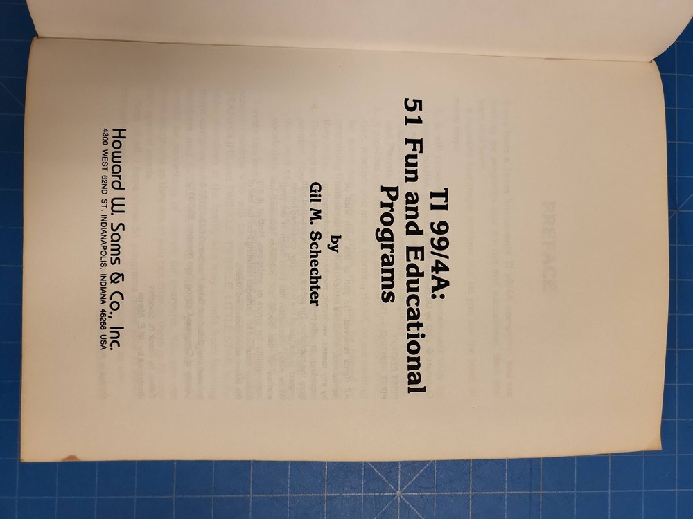 TI 99/4A 51 Fun Educational Programs Vintage Book 1983 SAMS Computer Software