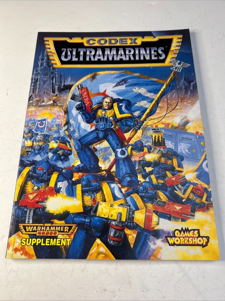 Warhammer 40k 2nd Edition Ultramarines Codex Book 1995 Excellent Condition OOP