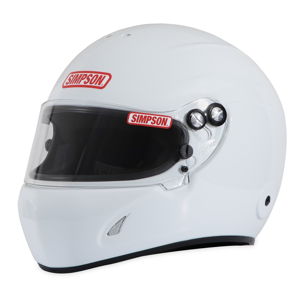 Simpson Safety 7870021 Devil Ray 3.0 Helmet 2020 Medium White