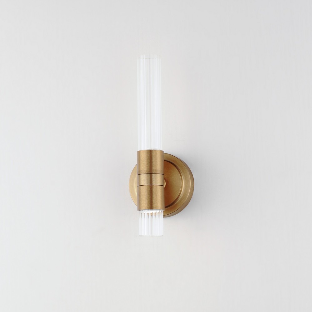 Maxim Ovation 4.25" Single - Gold, Champ, Gld Leaf 2-Light