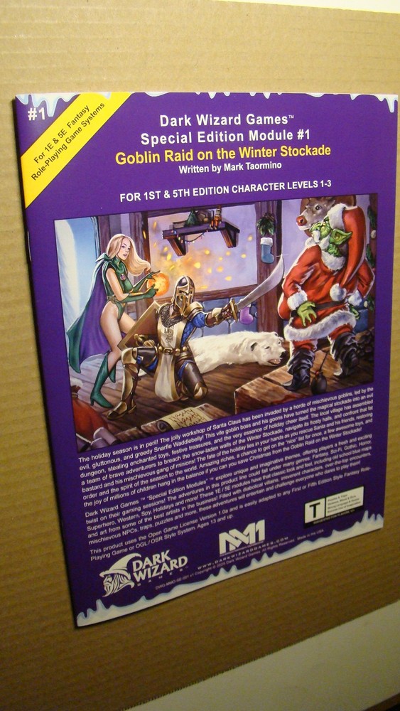 MODULE 1 GOBLIN RAID ON WINTER STOCKADE *NM+ 9.6 MAXIMUM MAYHEM DUNGEONS DRAGONS