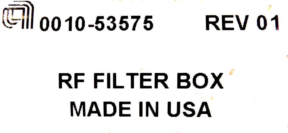 AMAT Applied Materials 0010-53575 RF Filter Box 0022-01547 Working