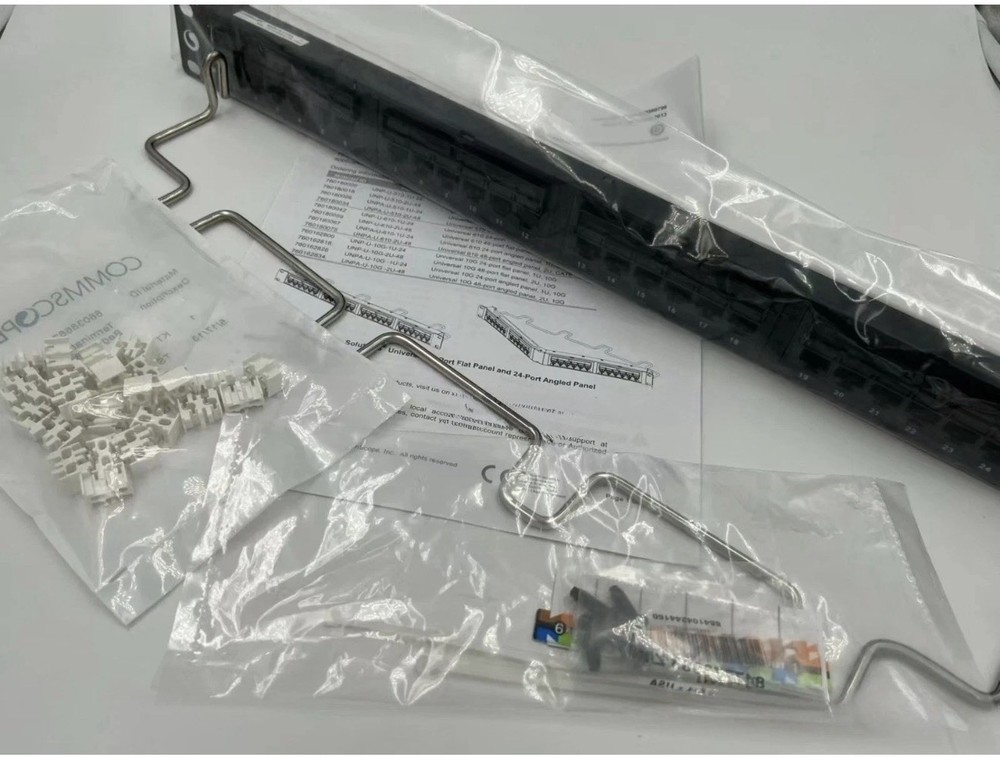 Commscope CAT6 24 Port Network Patch Panel NPP-6-DM-1U-24