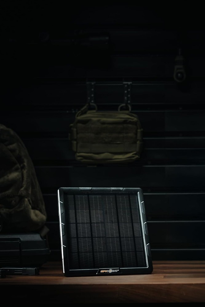 Trail Camera Solar Panel with Internal Lithium Battery and Compact Design