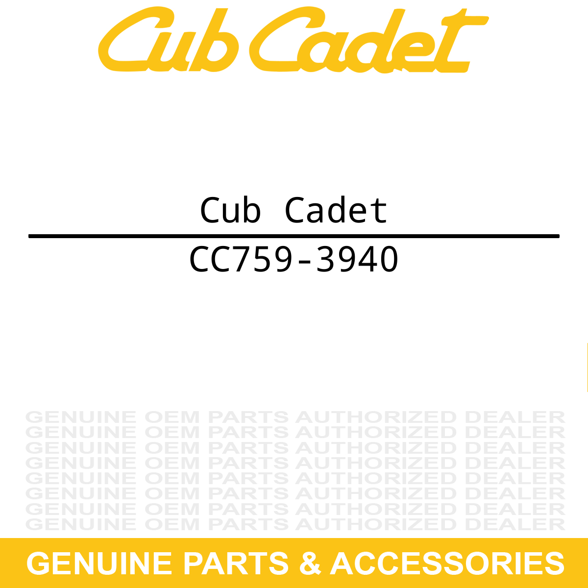 CUB CADET 759-3940 Cub Yellow 99 Spray Paint 12oz Aerosol Spray Paint Can