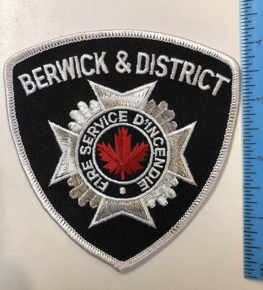 Berwick ~ District Fire Service Patch ~ Nova Scotia Canada