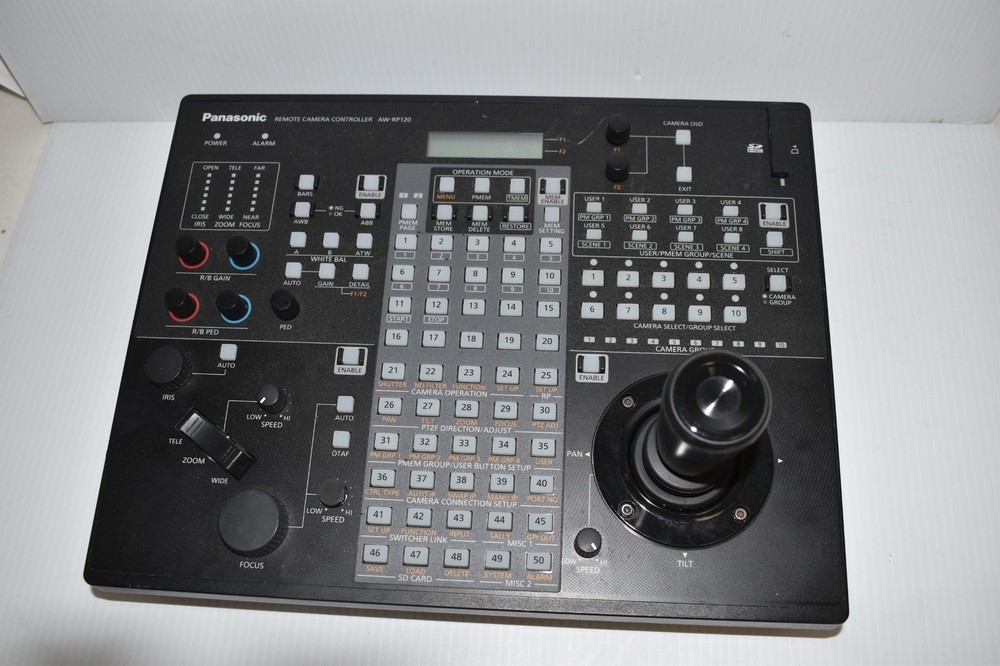 PANASONIC AW-RP120 REMOTE CAMERA CONTROLLER (AQX96)