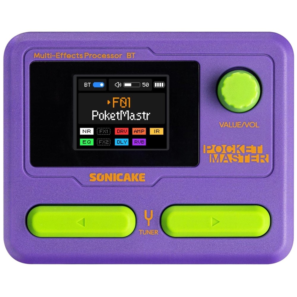 Purple Multi Effects Pedal, USB Audio Interface