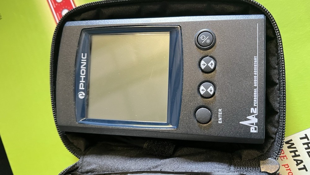 Phonic PAA2 Professional Audio Analyzer Handheld with Case Excellent Condition