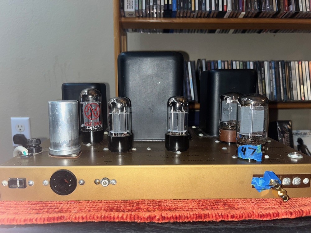 Heathkit W4-AM Amplifier with tubes **NICE** 