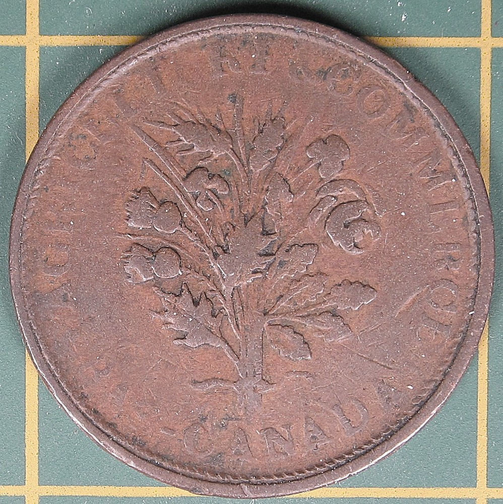 Lower Canada Un Sou Token LC-33C