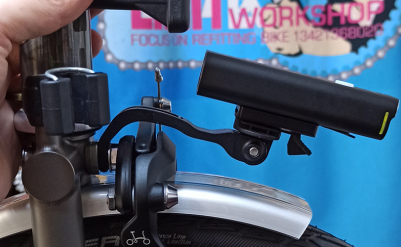Light bracket Mount Torch / GoPro 2 3 holder junction For Brompton bike fork