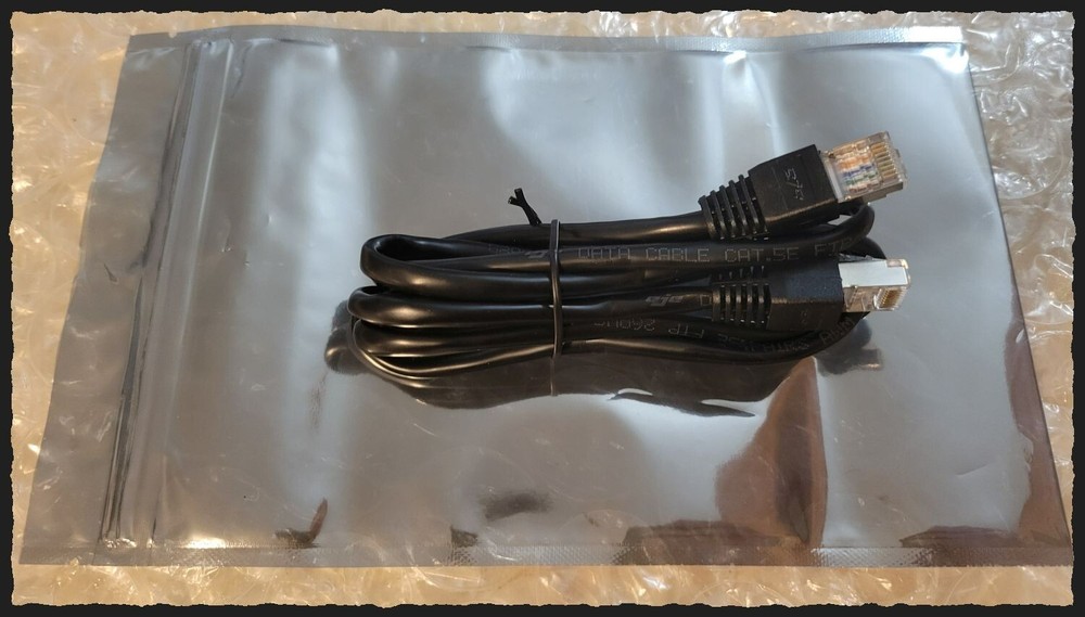 EJE Ethernet Cable CAT.5E FTP 26AWG 5 ft, Black