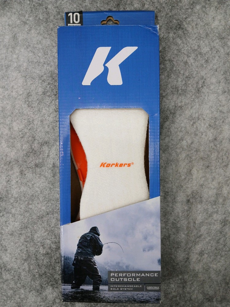 Korkers Omnitrax v3.0 Interchangeable Sole - Felt - Size 10