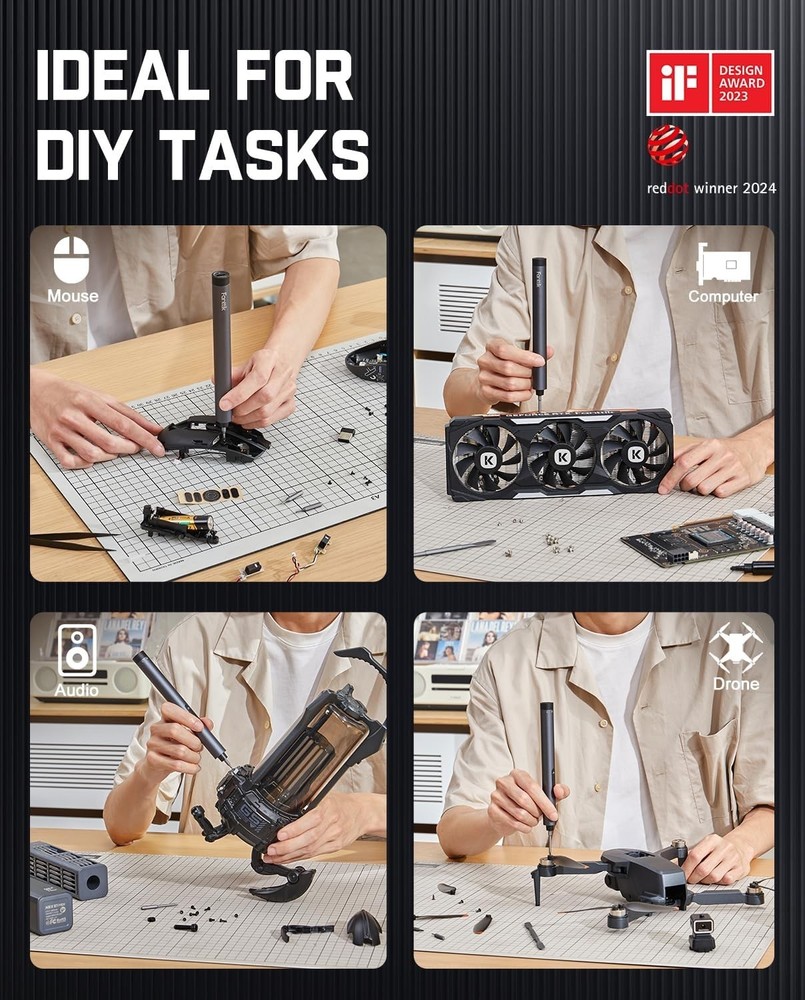 Fanttik E1 Max: Compact Precision Screwdriver 3Nm Torque - Ideal for Electronics