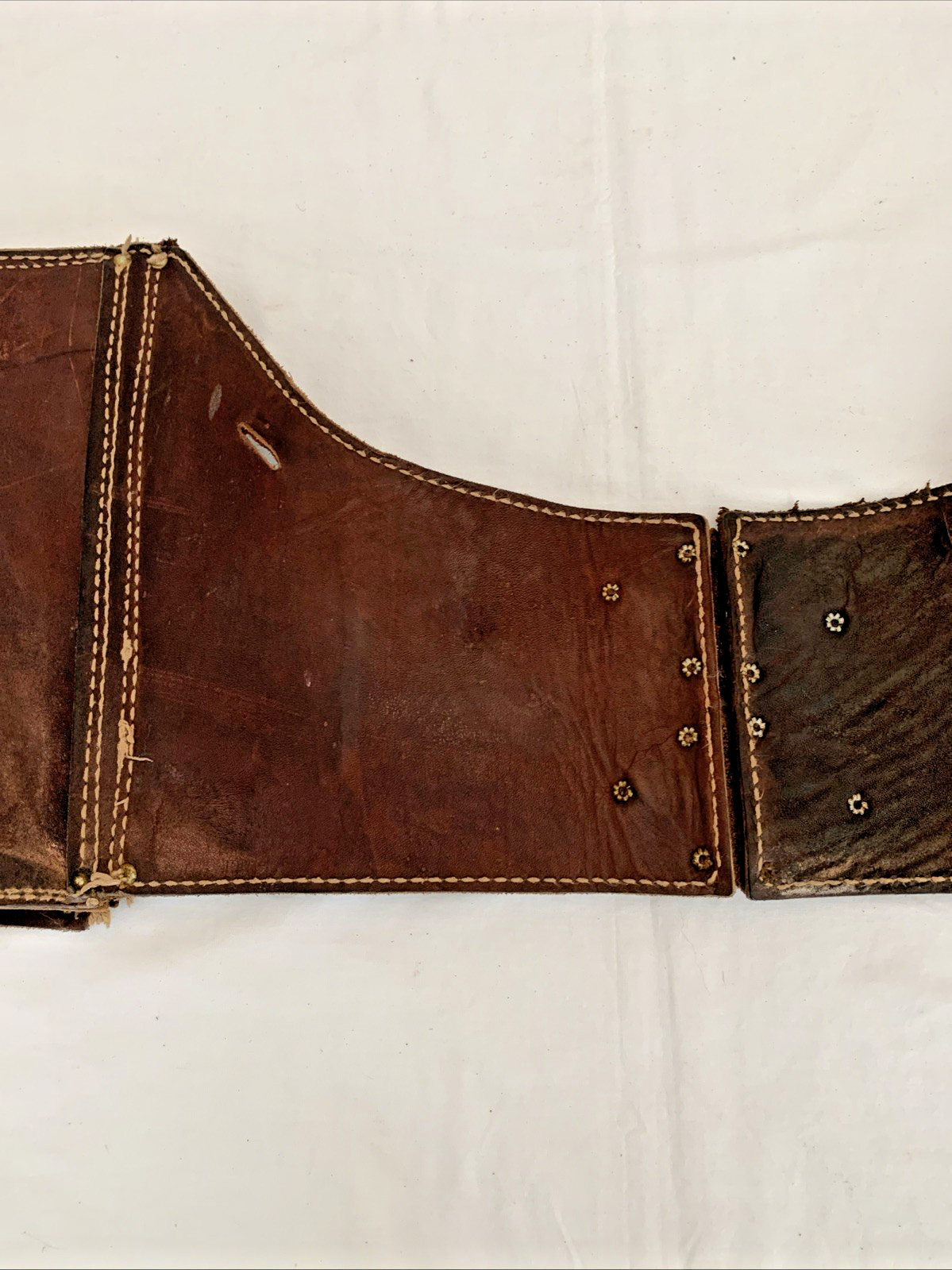 Vintage Leather Saddle Bags • Western Cowboy Horse Tack