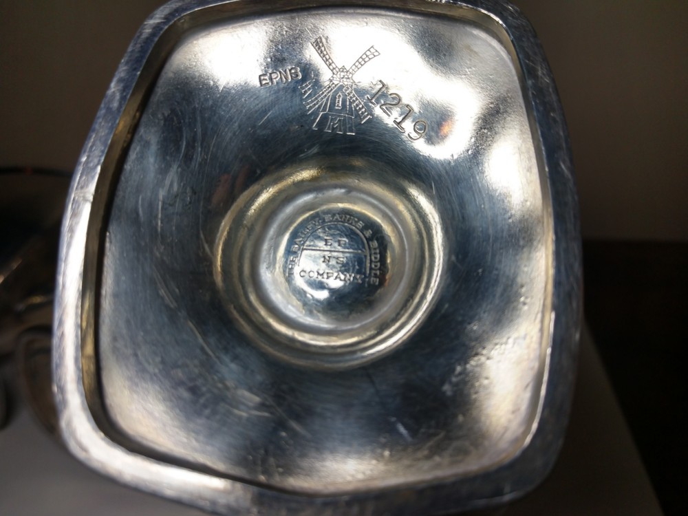 Bailey Banks & Biddle Silver Plated Tea Set