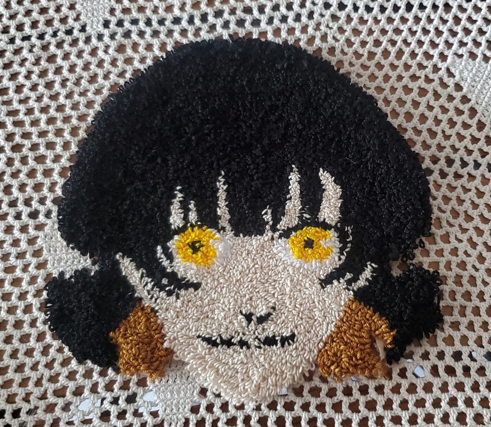 Meguru Bachira Punch Needle Coaster