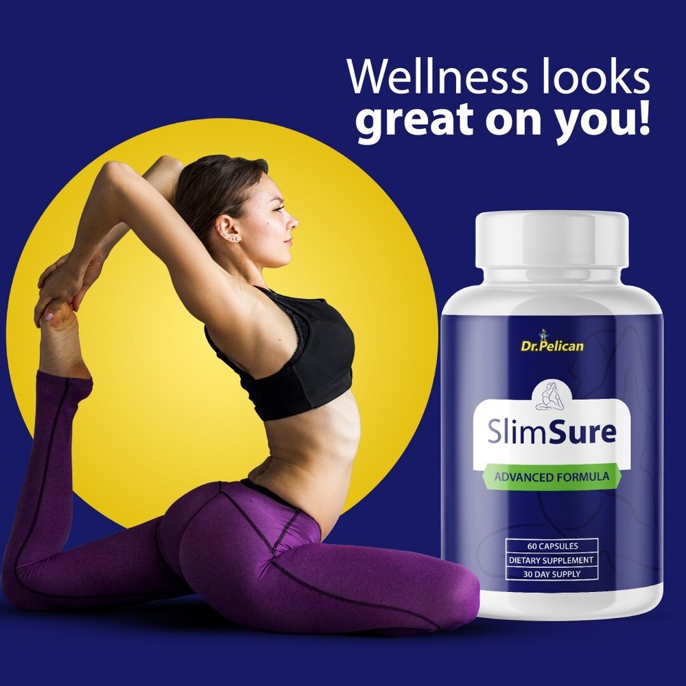SlimSure- Digestive Support- 4 Bottles- 240 Capsules