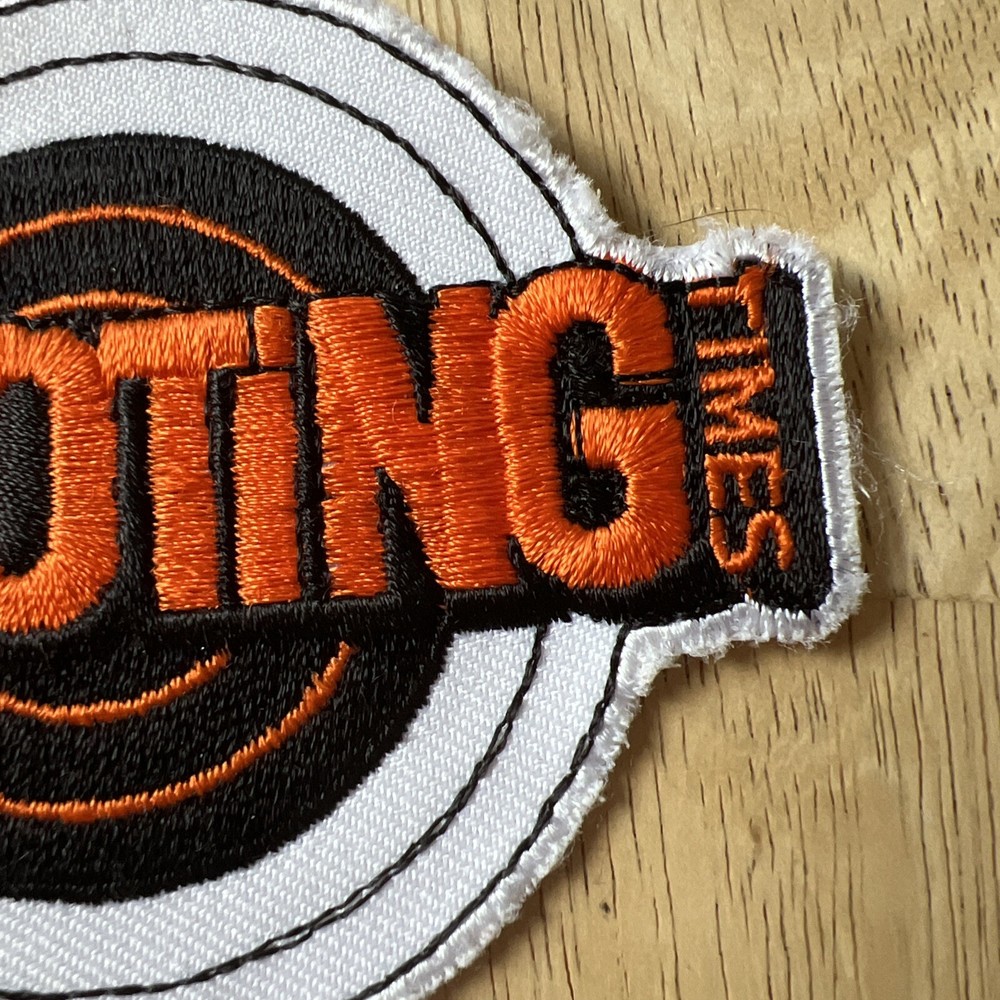 SHOOTING TIMES EMBROIDERED PATCH