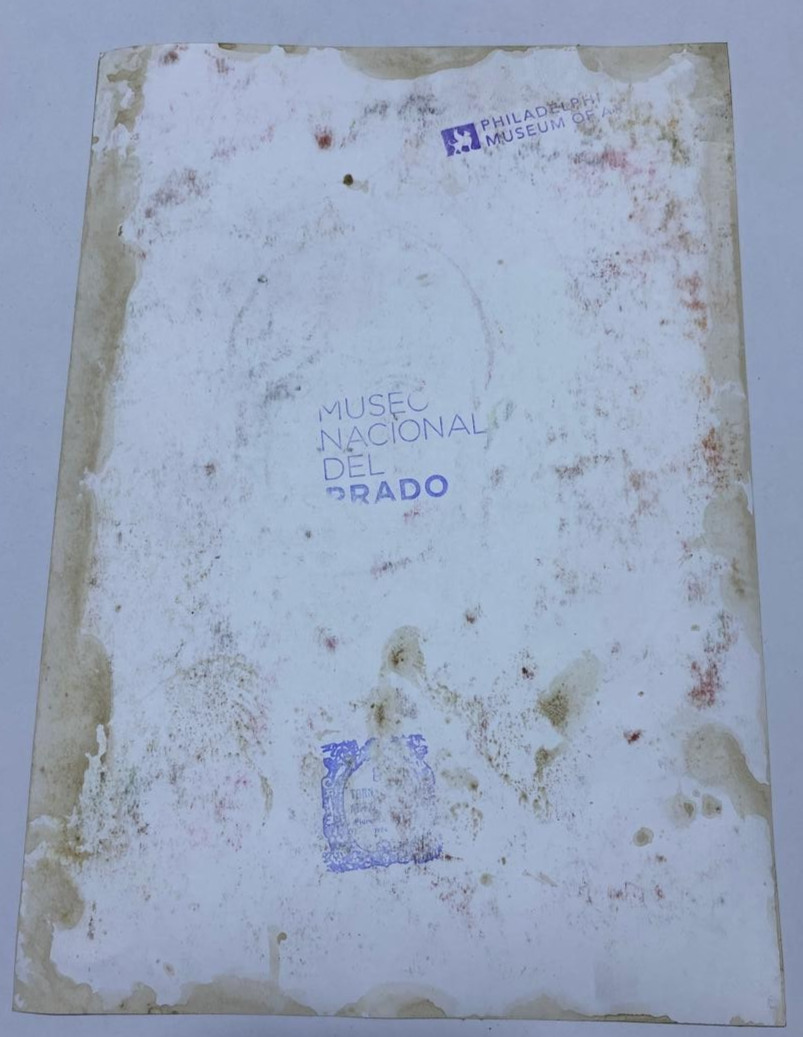 JOHN SINGER SARGENT Drawing on paper (Handmade) signed and stamped mixed media.