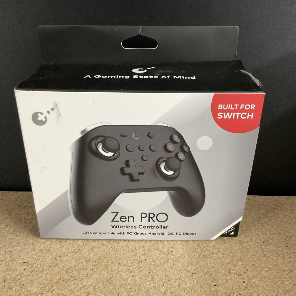 ZEN PRO Wireless Gaming Controller - Black New Damaged Box