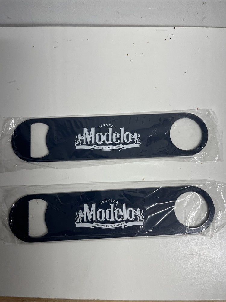 2 PACK NEW Modelo Speed Bottle Opener Blue