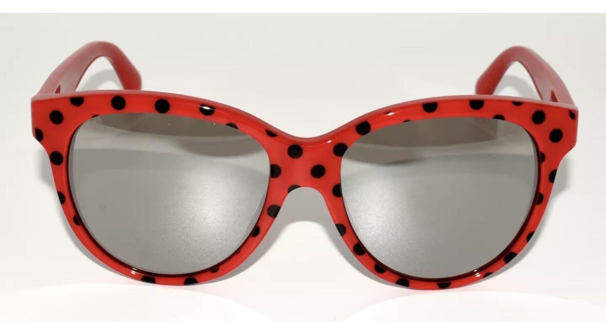 NEW AUTHENTIC DOLCE & GABBANA DG 4176 2873/6G RED BLACK GIRLS’ SUNGLASSES