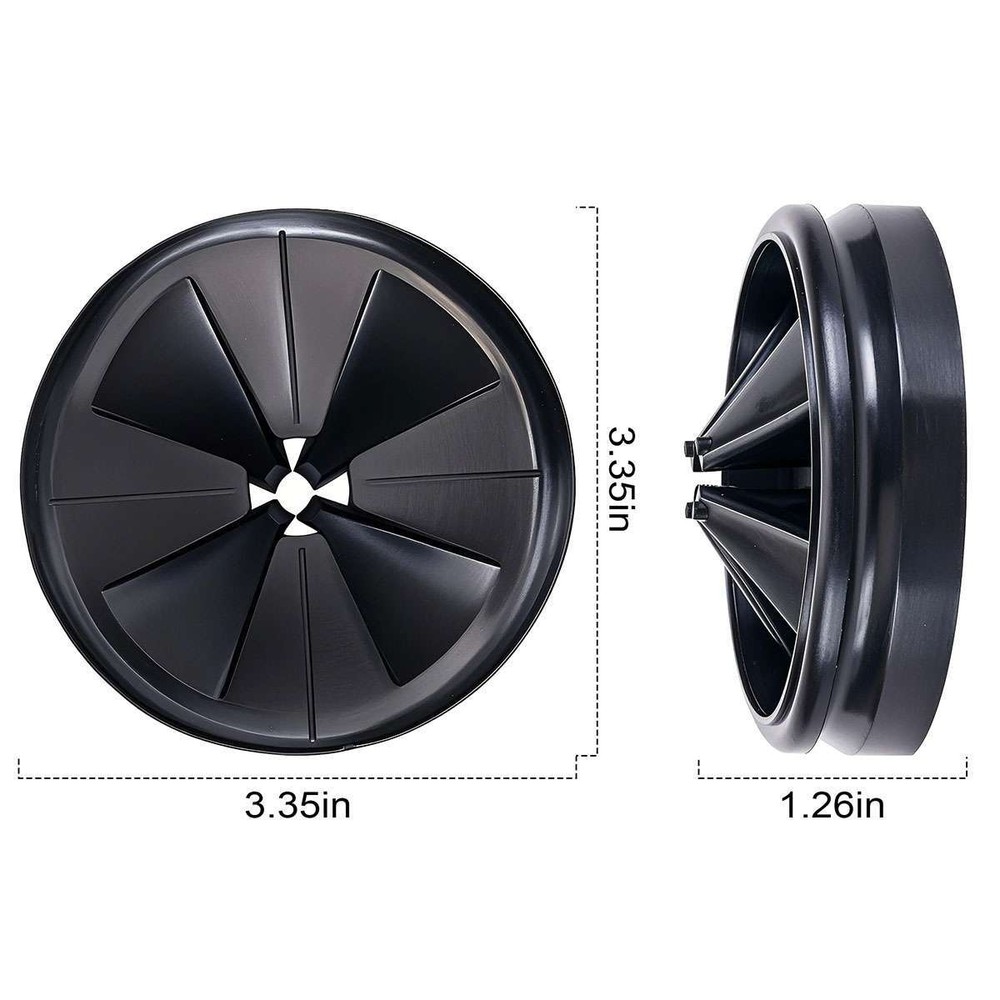 2PCS Sink Baffle QCB-AM, Replace for Evolution Series Garbage Disposal Splash