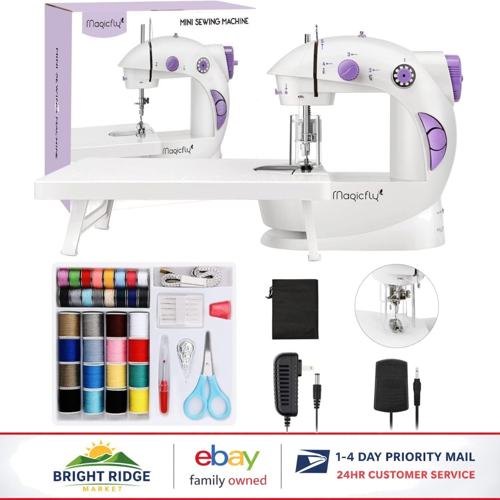 Electric Mini Sewing Machine for Beginners with Dual Speed Adjustable Feature