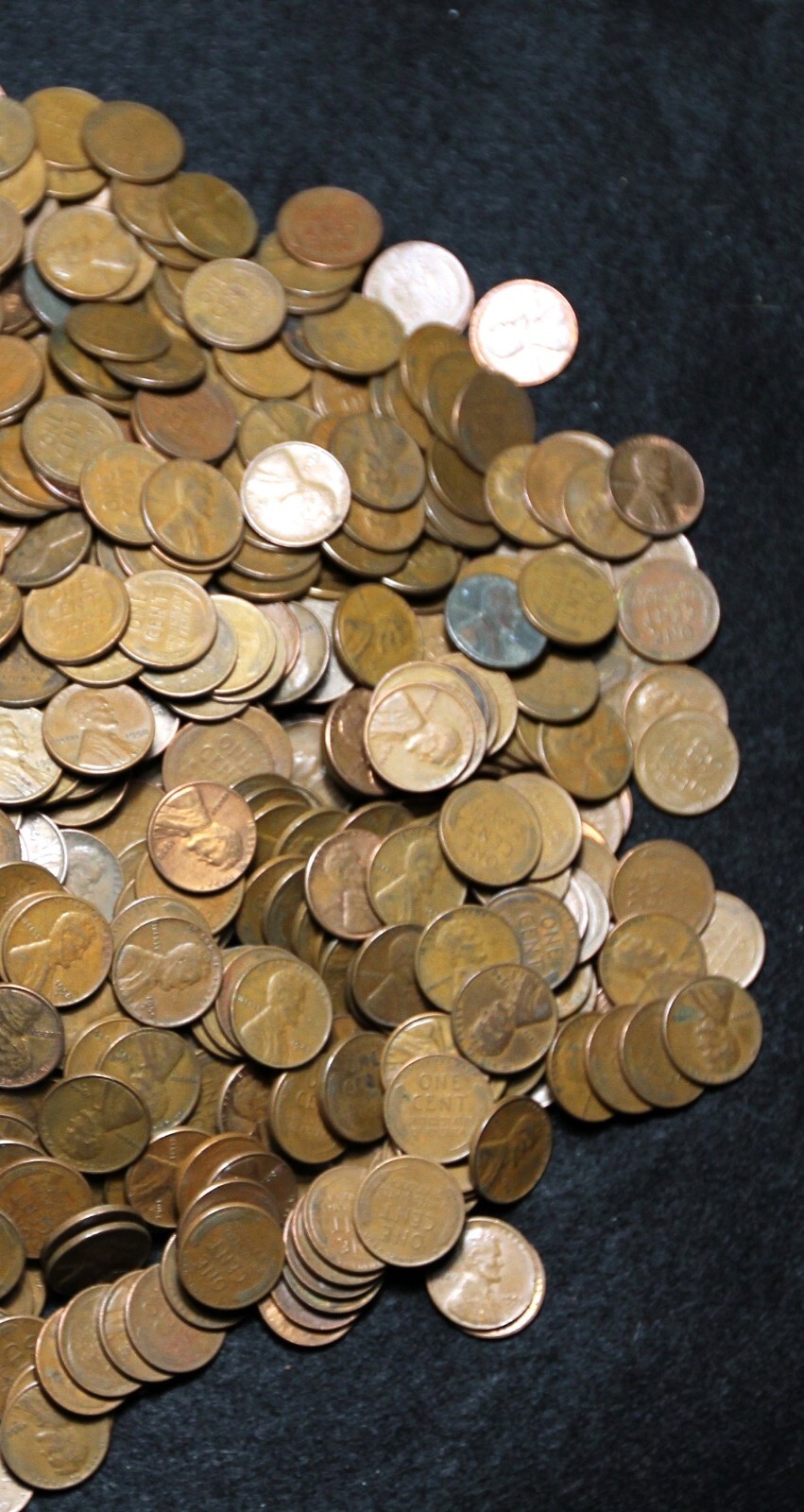 Collection of 1,000 Wheat Cents (All 1940's - 1950's) - US 1c Penny Coins #2