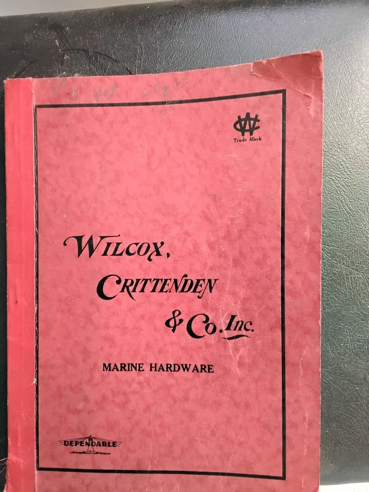 WILCOX CRITTENDEN MARINE HARDWARE CATALOG