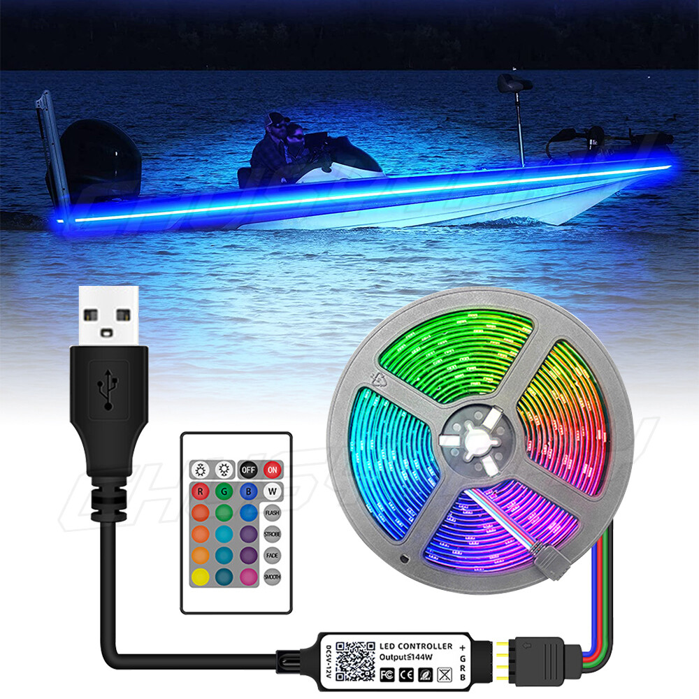 16.4ft LED Strip Lights Remote Control Bedroom for pool table Use
