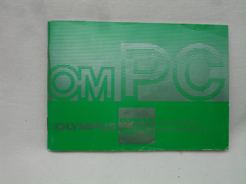 OLYMPUS OMPC Instruction Manual. English Edition ( OM PC )