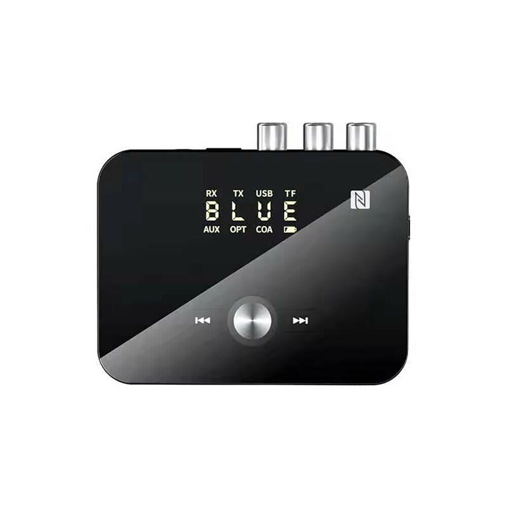 2 IN 1 Bluetooth 5.0 Transmitter Receiver Wireless Audio 3.5mm Jack Aux Adapter