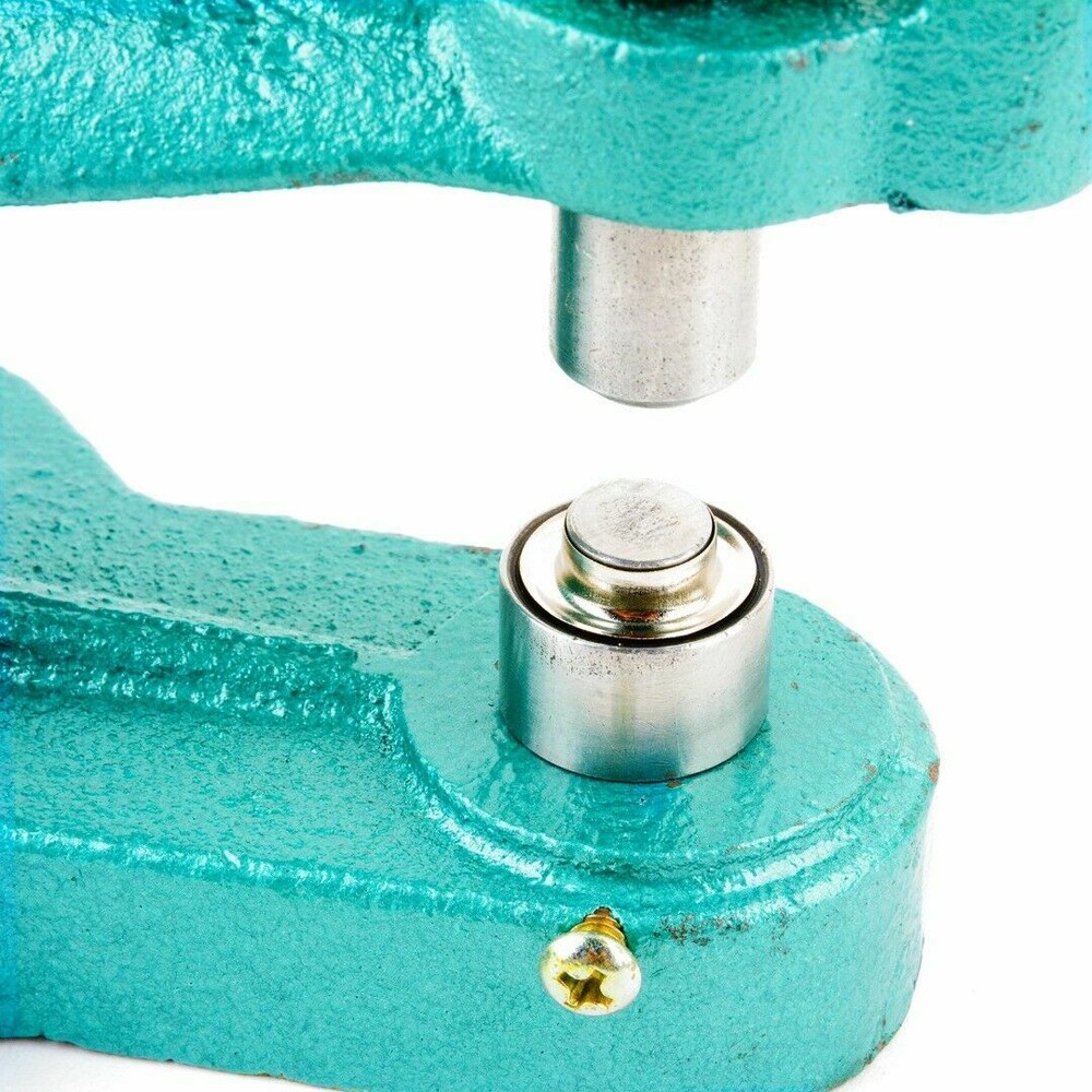 INTBUYING Grommet Machine Hand Press Machine Silver Eyelet Hand Press