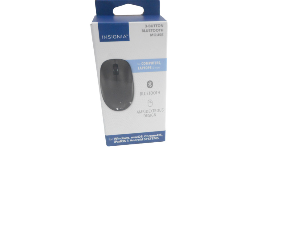 Insignia 3-Button Bluetooth Mouse - NS-PM3NK3B24 - NEW