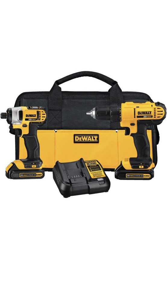 DEWALT DCK240C2R 2-Tool Combo Kit (1.3 Ah)