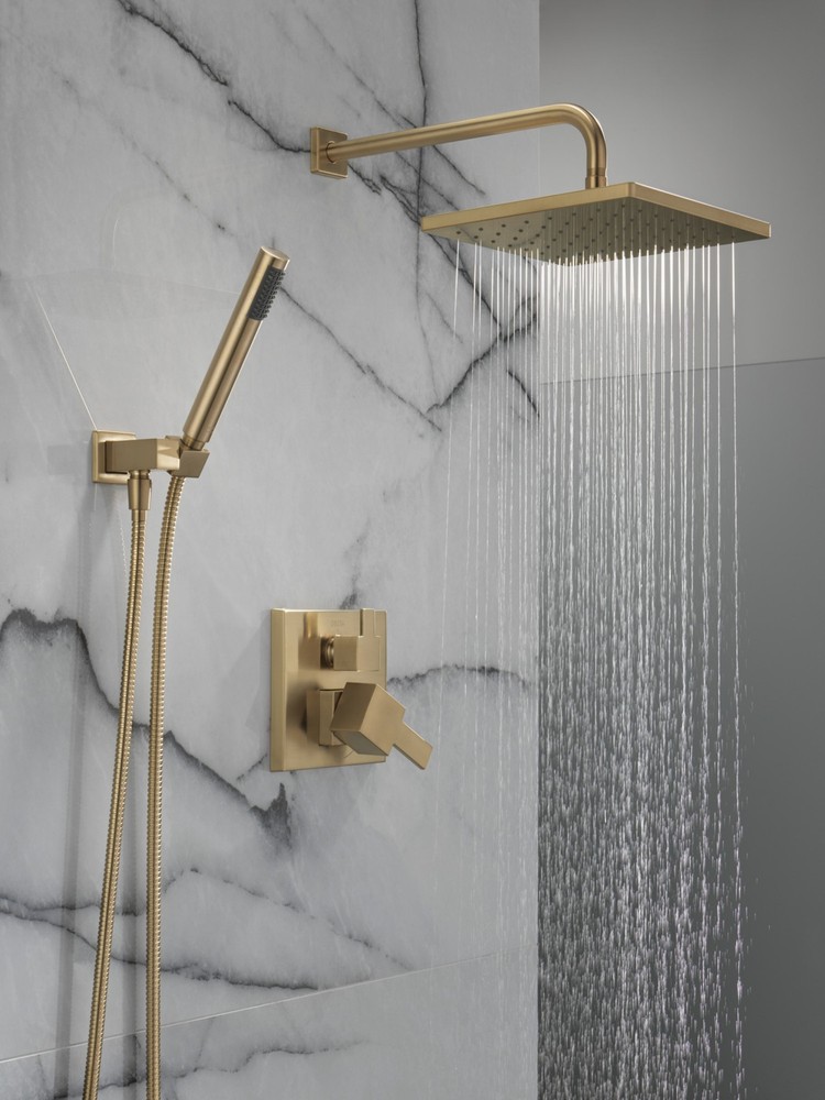 Delta 342701 Modern Square Non Shared Function Shower System - Black
