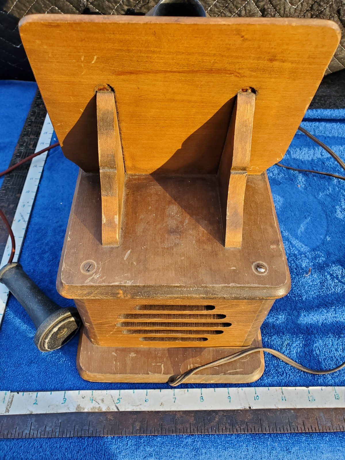 Antique Tube Radio Receiver Wall Telephone The Country Belle By Guild