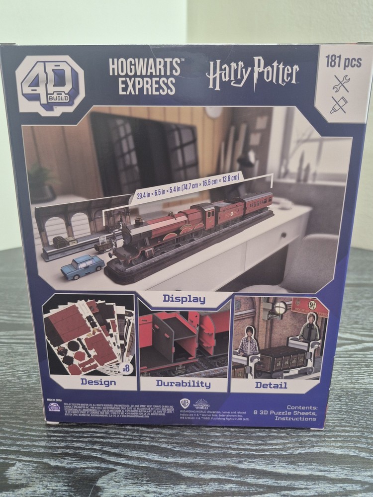Harry Potter 4D Build Hogwarts Express 181 Pc 3D Puzzle Model Kit Spin Master