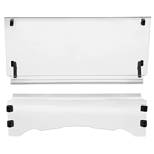 Clear Folding Windshield Compatible with Massimo Buck 200 (2018) & Massimo