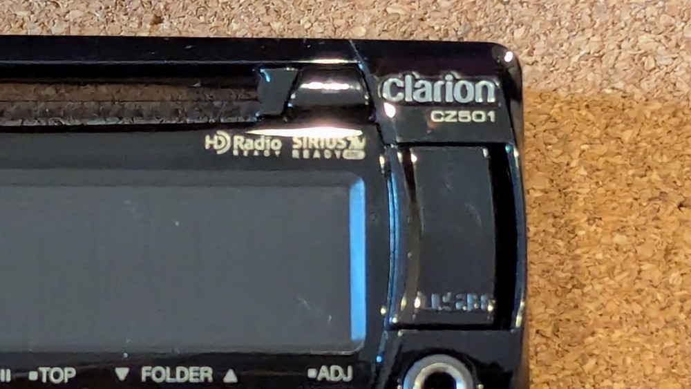 Clarion CZ501 Replacement Car Stereo Faceplate