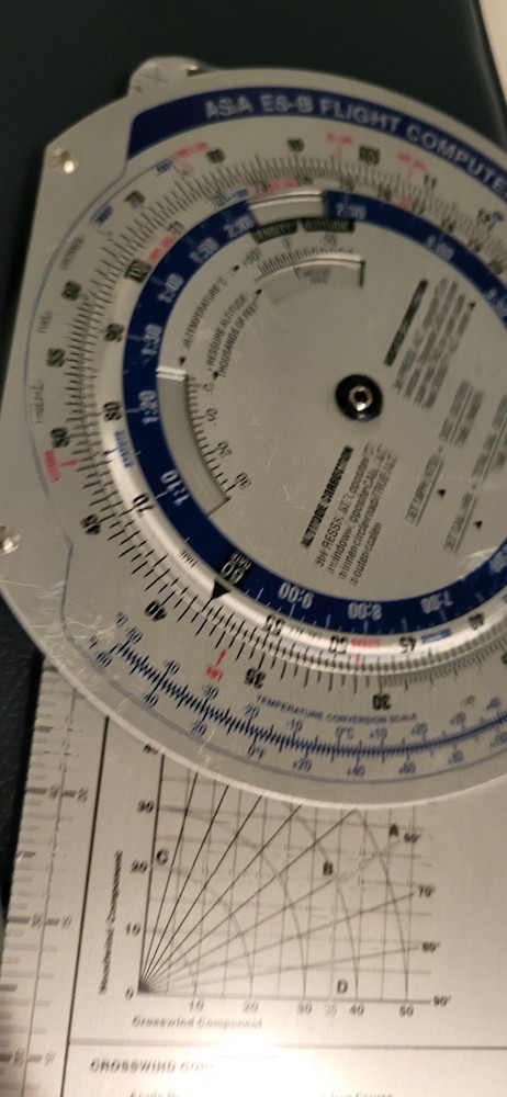 ASA E6-B Flight Computer Calculator With Case