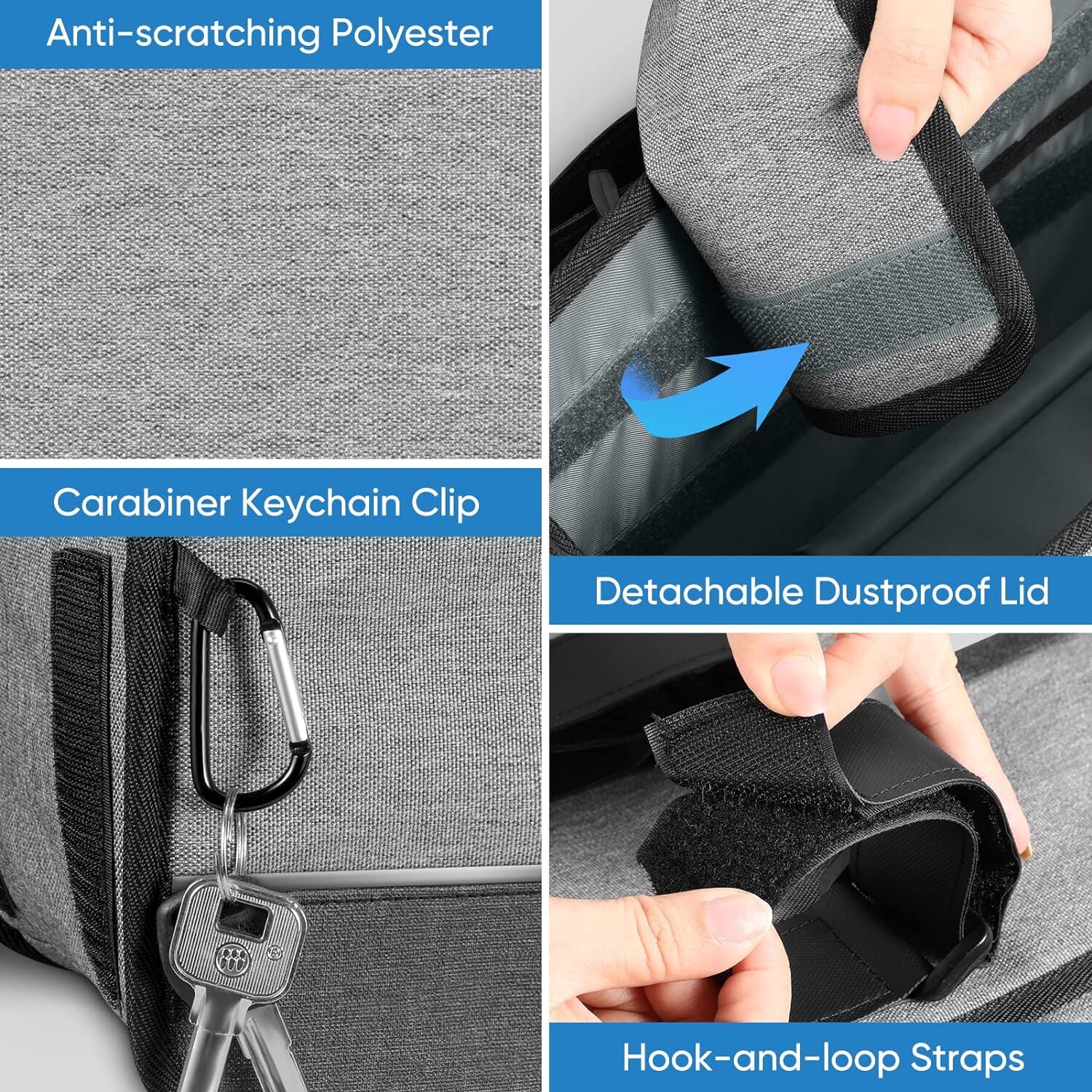 Large Walker Basket for Folding Walkers Foldable Walker Storage Bag for Elderly